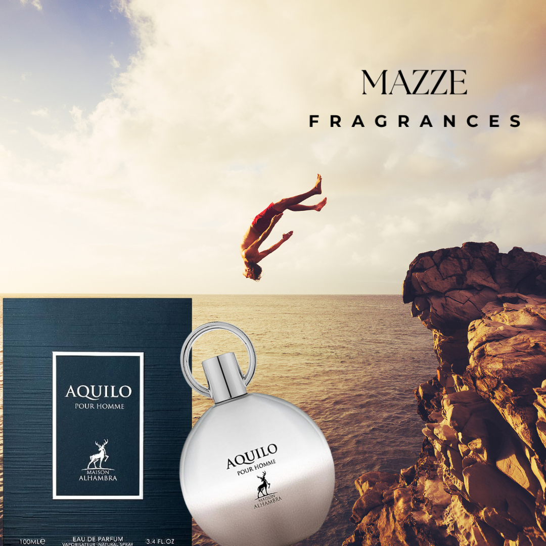 Aquilo Pour Homme By Maison Alhambra 100 ml 3.4 oz Eau De Parfum (Inspired By Aqva Pour Homme Bvlgari)