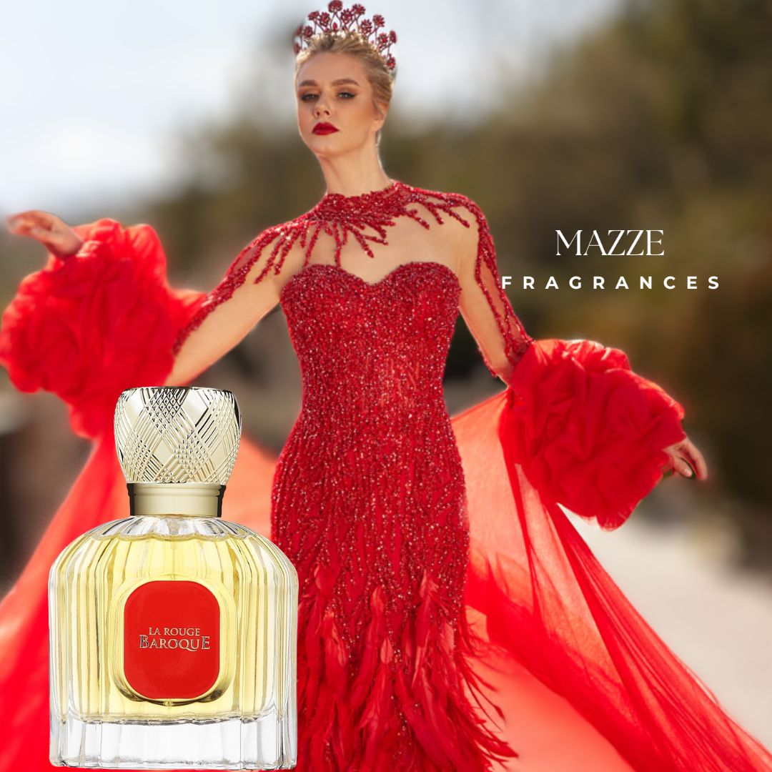 La Rouge Baroque by Maison Alhambra 100 ml 3.4 oz Eau De Parfum (Inspired by Baccarat Rouge)