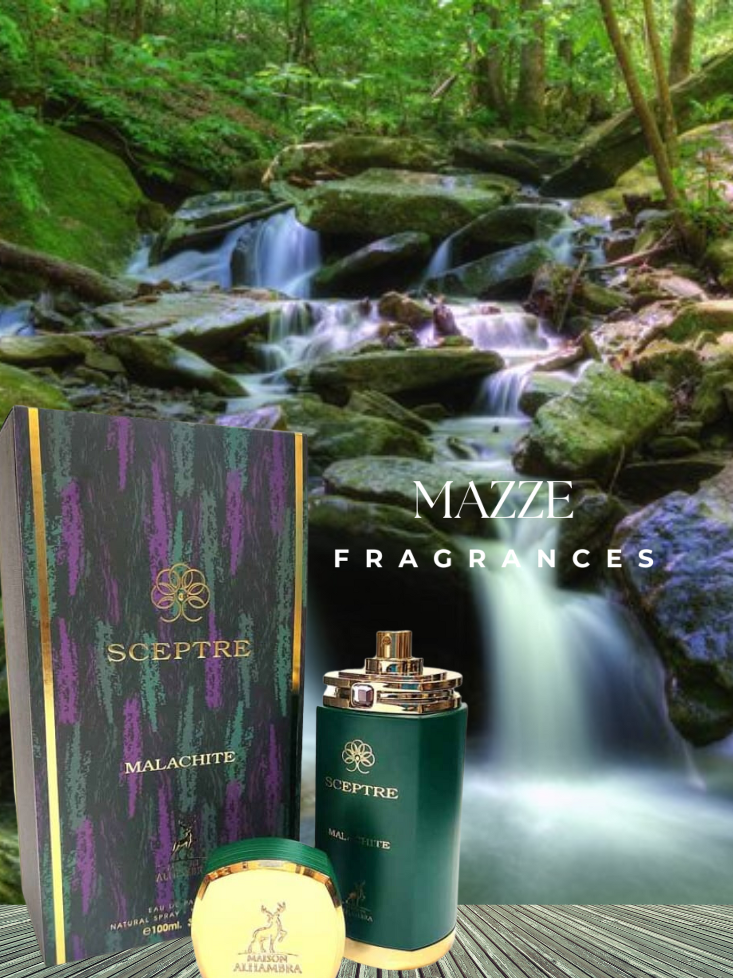 Sceptre Malachite (Inspired by Bvlgari - Le Gemme Kobraa) Eau De Parfum By Maison Alhambra 100ml 3.4 oz
