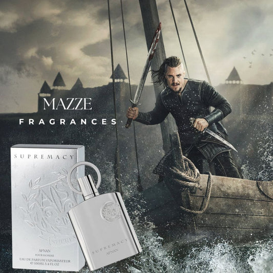Afnan Supremacy Pour Homme Silver 100 ml 3.4 oz Eau De Parfum (Inspired by Creed Aventus)