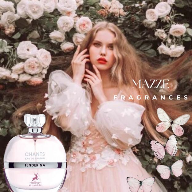 Chants Tenderina by Maison Alhambra Lattafa 100 ml 3.4 oz Eau De Parfum (Inspired by Chance Eau Tendre Eau de Parfum Chanel)