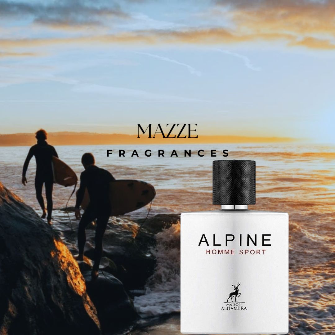 Alpine Homme Sport By Maison Alhambra 3.4 oz 100 ml Eau De Parfum (Inspired by Allure Homme Sport Chanel)