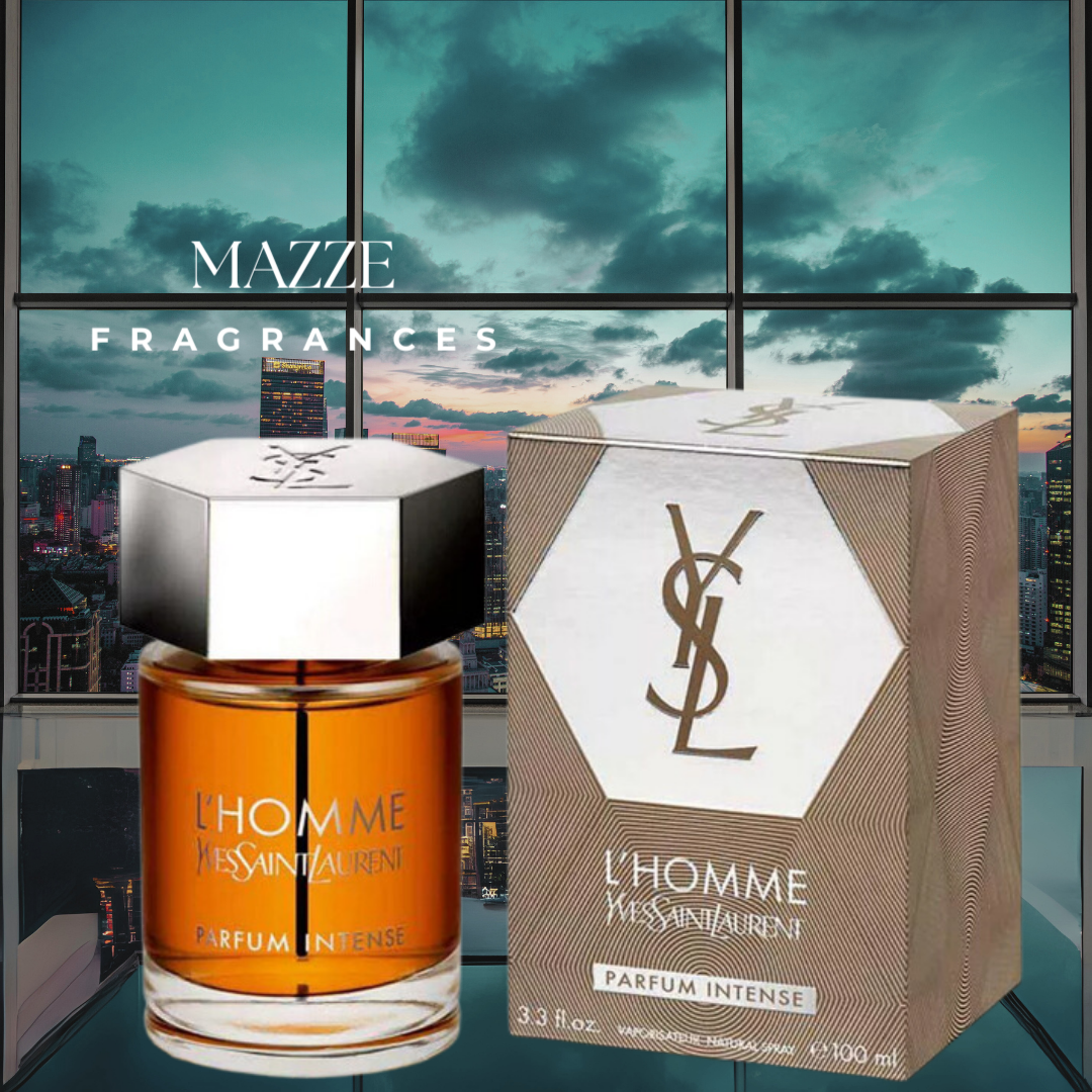 L'HOMME L'INTENSE by Yves Saint Laurent Eau De Parfum 100 ml 3.3oz * VINTAGE * 2016 38N100