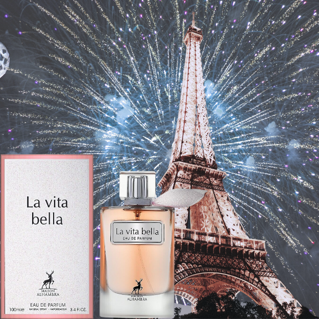 La Vita Bella Eau De Parfum By Maison Alhambra 100 ml 3.4 oz (Inspired by Lancome La Vie Est Belle )