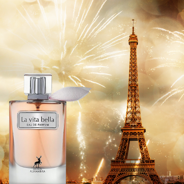 La Vita Bella Eau De Parfum By Maison Alhambra 100 ml 3.4 oz (Inspired by Lancome La Vie Est Belle )