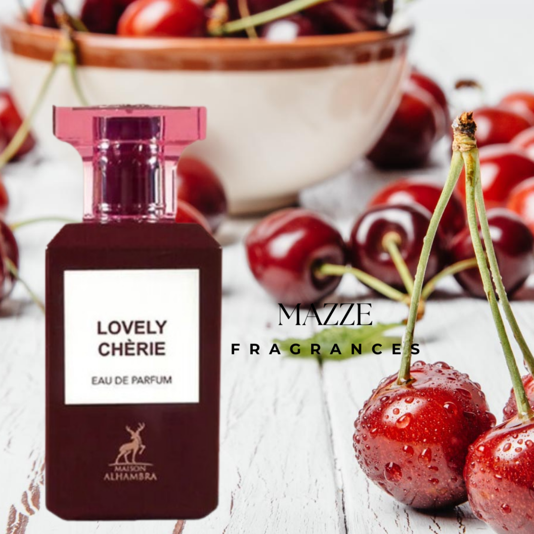 Lovely Cherie Eau De Parfum by Maison Alhambra 2.7 oz 80 ml (Inspired by Tom Ford Lost Cherry)