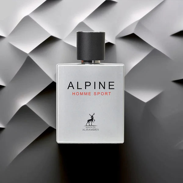 Alpine Homme Sport By Maison Alhambra 3.4 oz 100 ml Eau De Parfum (Inspired by Allure Homme Sport Chanel)