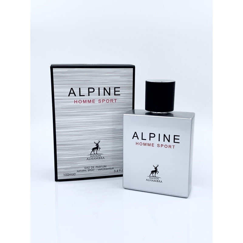 Alpine Homme Sport By Maison Alhambra 3.4 oz 100 ml Eau De Parfum (Inspired by Allure Homme Sport Chanel)