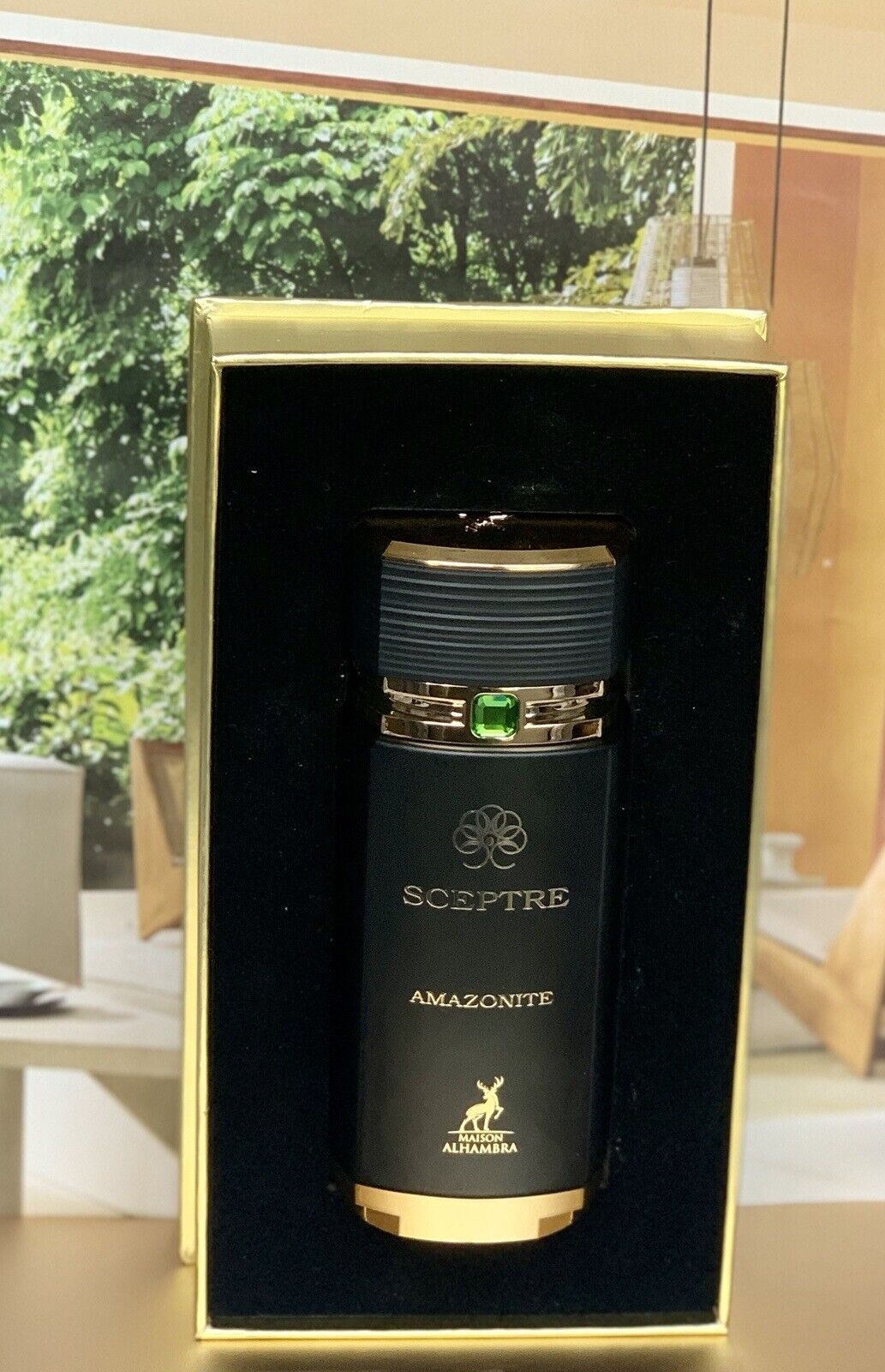Sceptre Amazonite by Maison Alhambra 100 ml 3.4 oz Eau De Parfum (Inspired by Bvlgari Le Gemme Falkar)