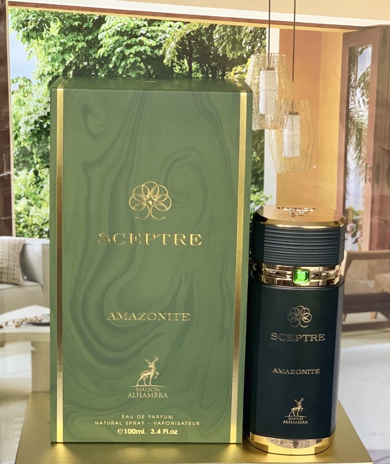 Sceptre Amazonite by Maison Alhambra 100 ml 3.4 oz Eau De Parfum (Inspired by Bvlgari Le Gemme Falkar)