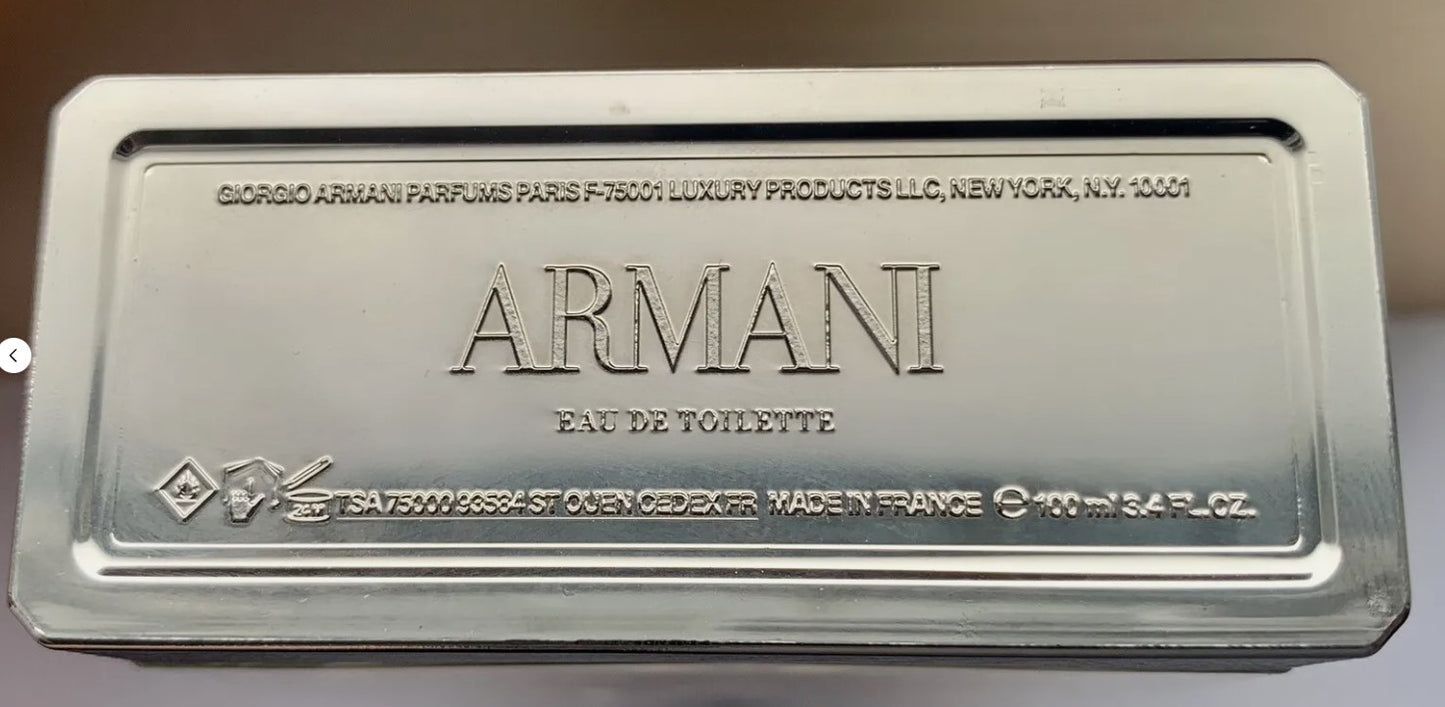 Armani Eau Pour Homme by Giorgio Armani 3.4 oz 100 ml Eau De Toilette #OPEN BOX#