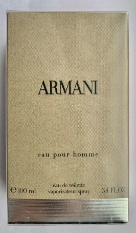 Armani Eau Pour Homme by Giorgio Armani 3.4 oz 100 ml Eau De Toilette #OPEN BOX#
