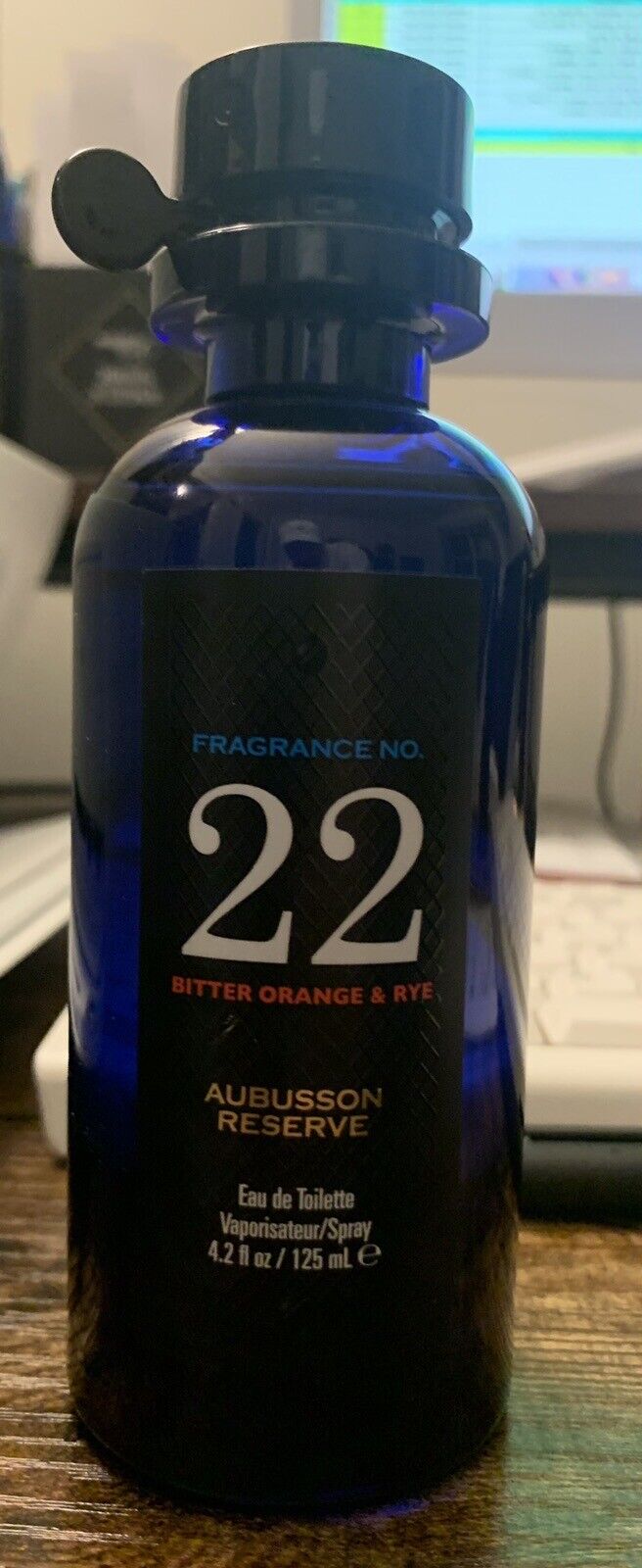 AUBUSSON RESERVE FRAGRANCE NO.22 BITTER ORANGE & RYE 125 ml 4.2 oz EDT