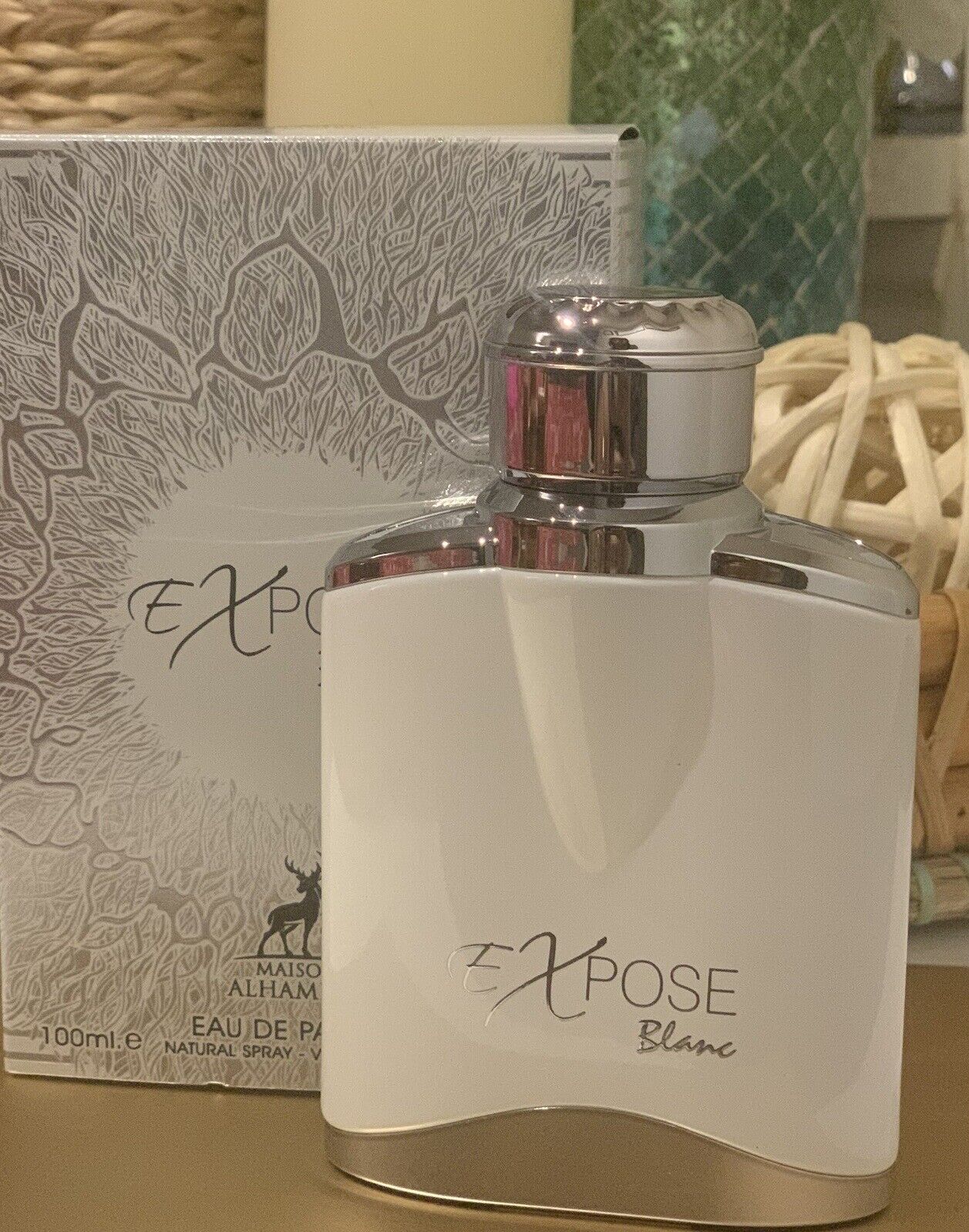 Expose Blanc by Maison Alhambra 100 ml 3.4 oz Eau De Parfum (Inspired by Legend Spirit Mont Blanc)
