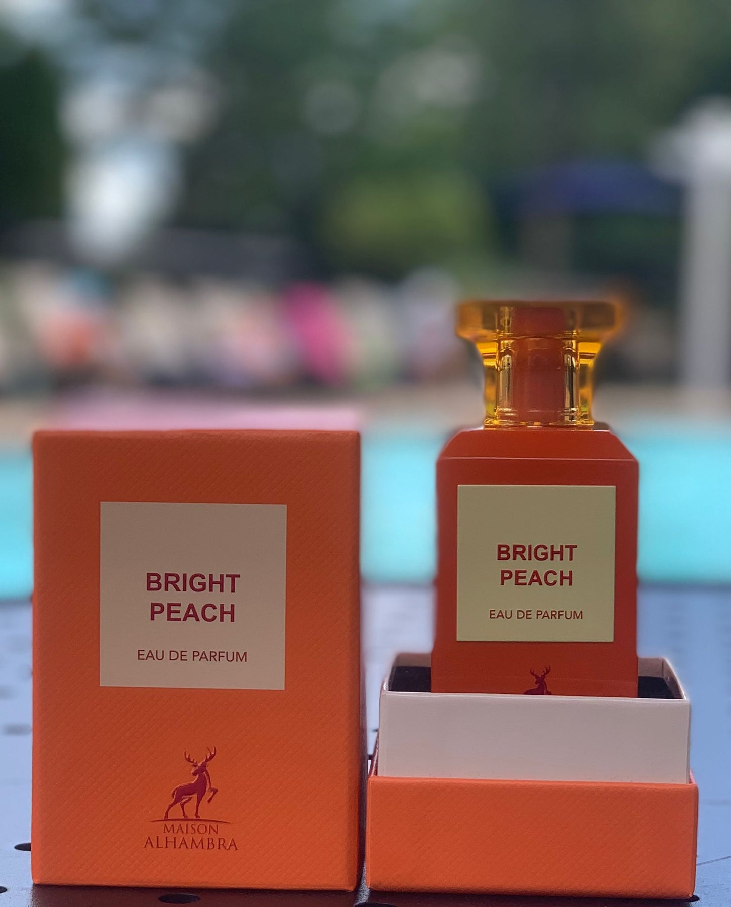 Bright Peach Eau De Parfum By Maison Alhambra 80 ml 2.7 oz (Inspired By Bitter Peach By Tom Ford)