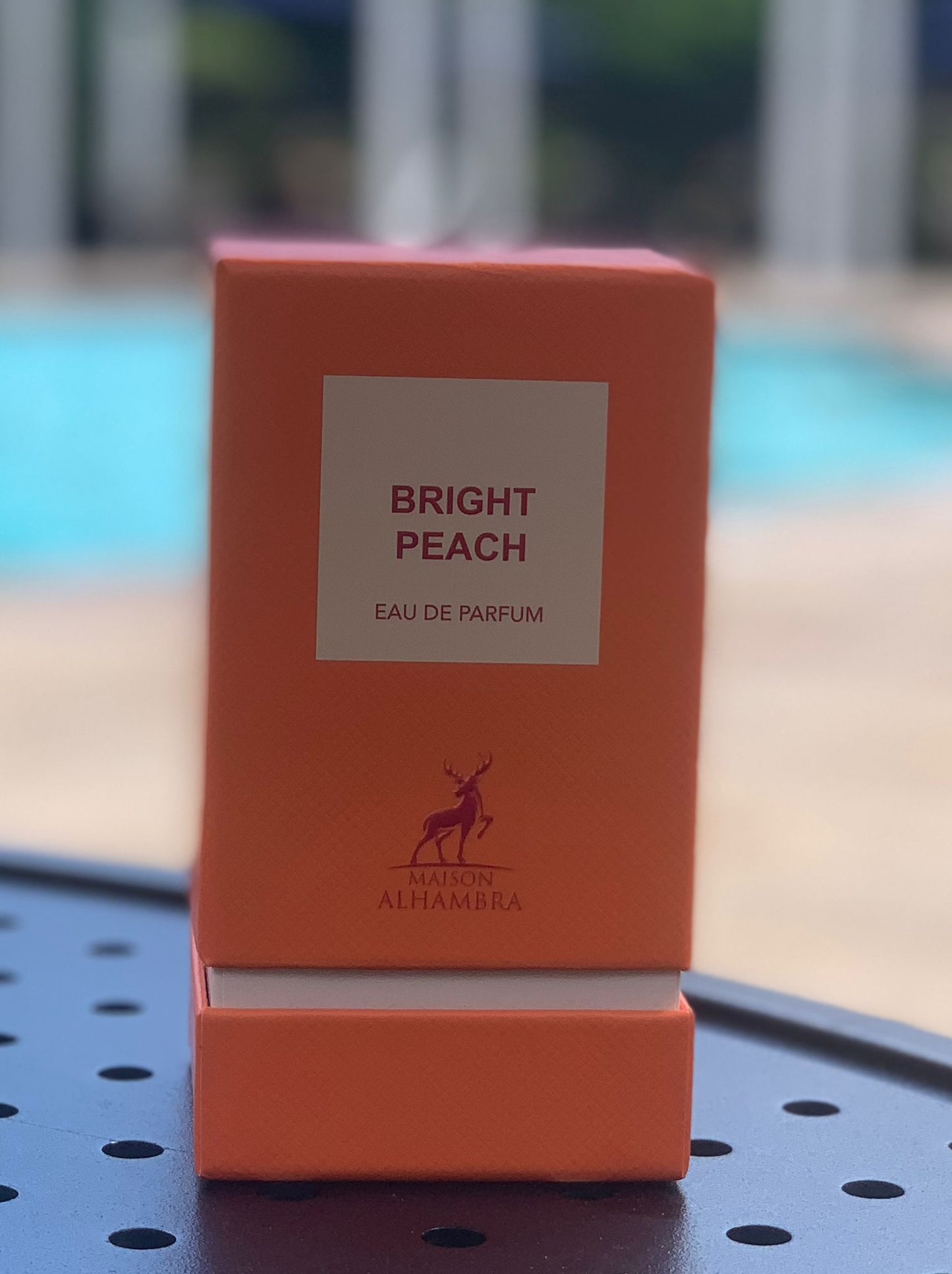 Bright Peach Eau De Parfum By Maison Alhambra 80 ml 2.7 oz (Inspired By Bitter Peach By Tom Ford)
