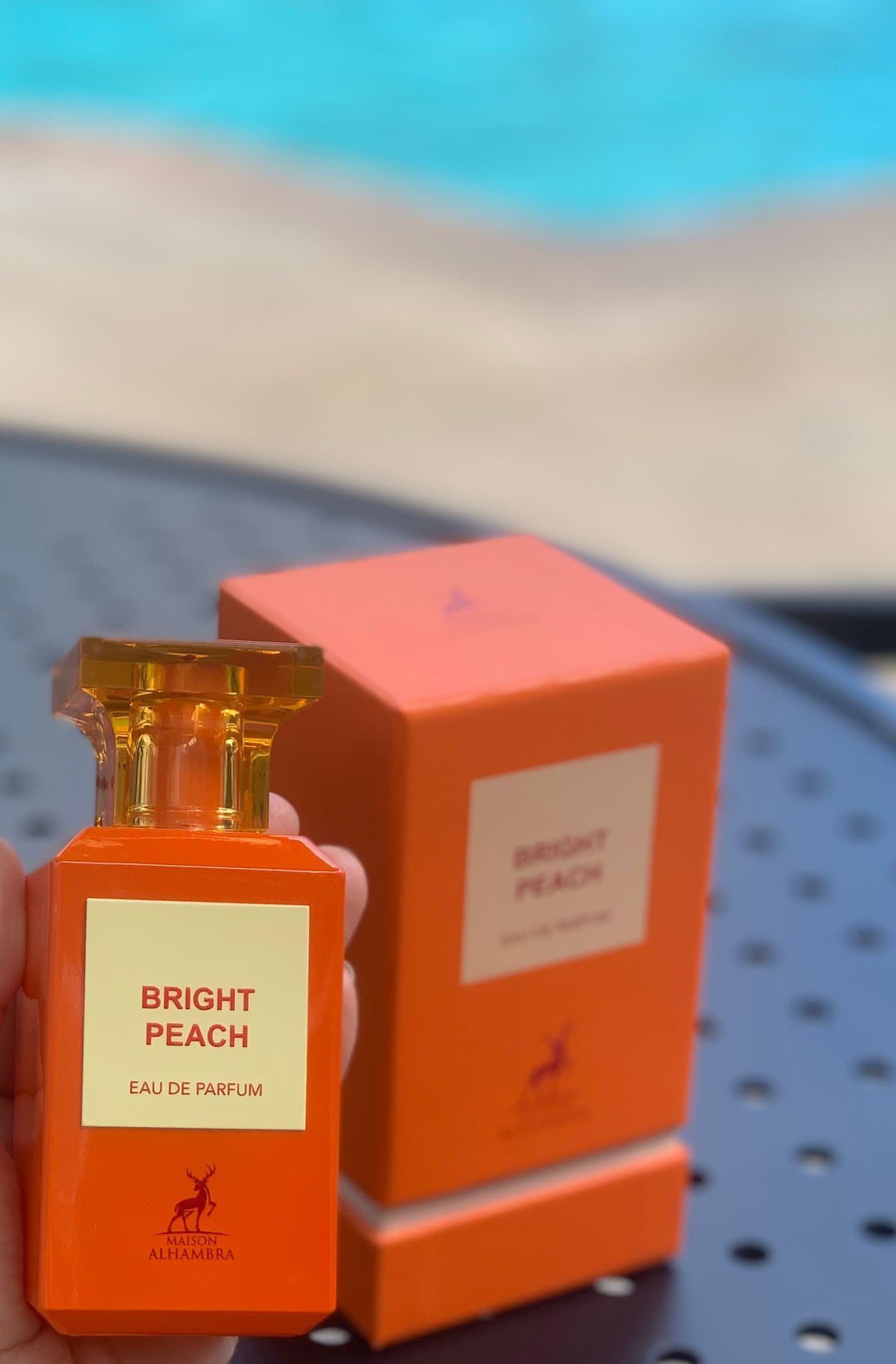 Bright Peach Eau De Parfum By Maison Alhambra 80 ml 2.7 oz (Inspired By Bitter Peach By Tom Ford)