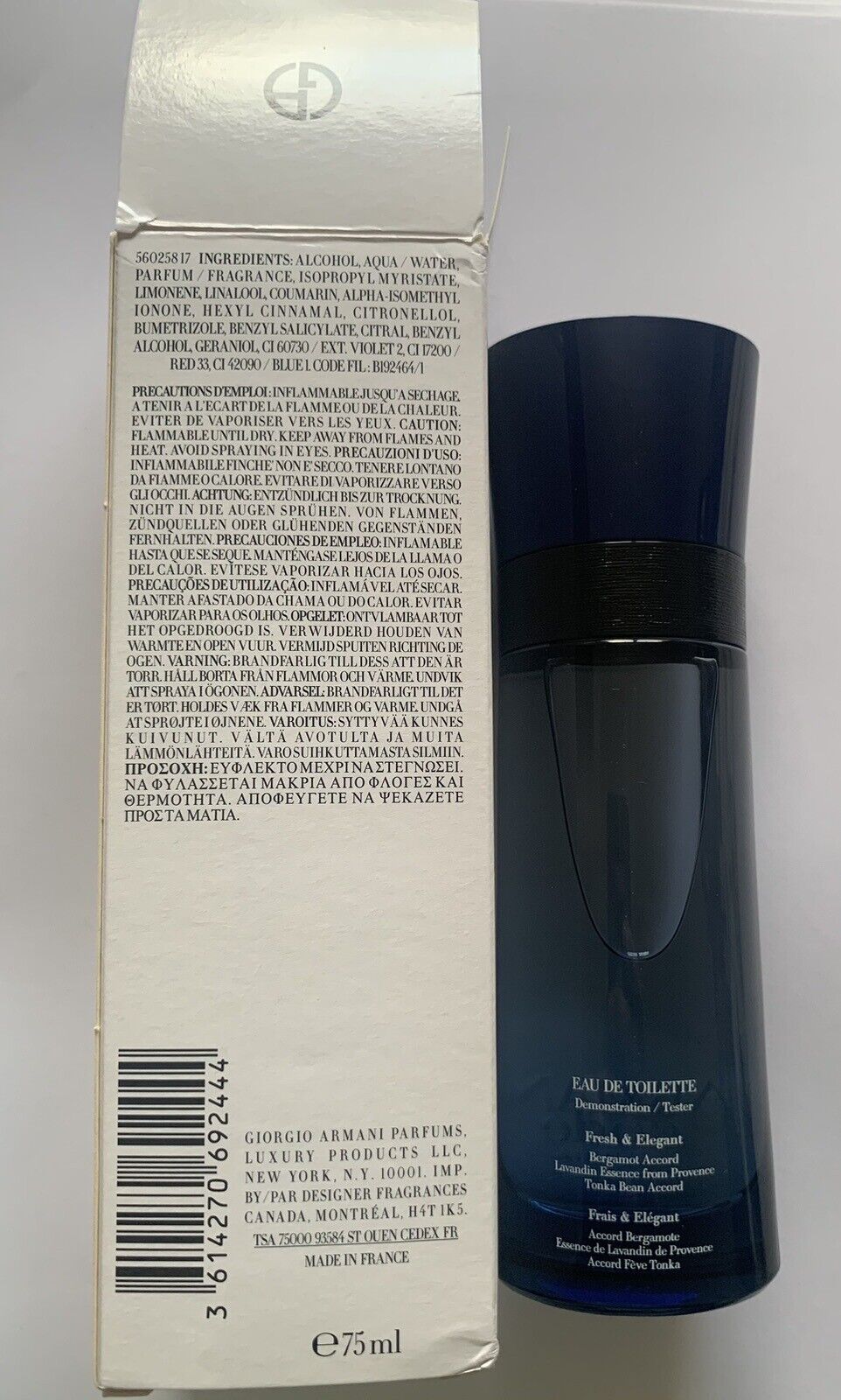 Armani Code Colonia by Giorgio Armani 2.5 oz 75 ml Eau De Toilette Pour Homme (Discontinued)