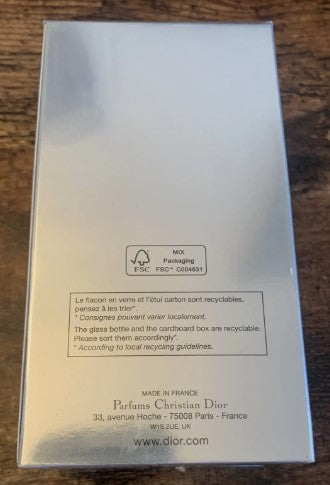 Dior Homme By Christian Dior Eau De Toilette 100 ml 3.4 oz