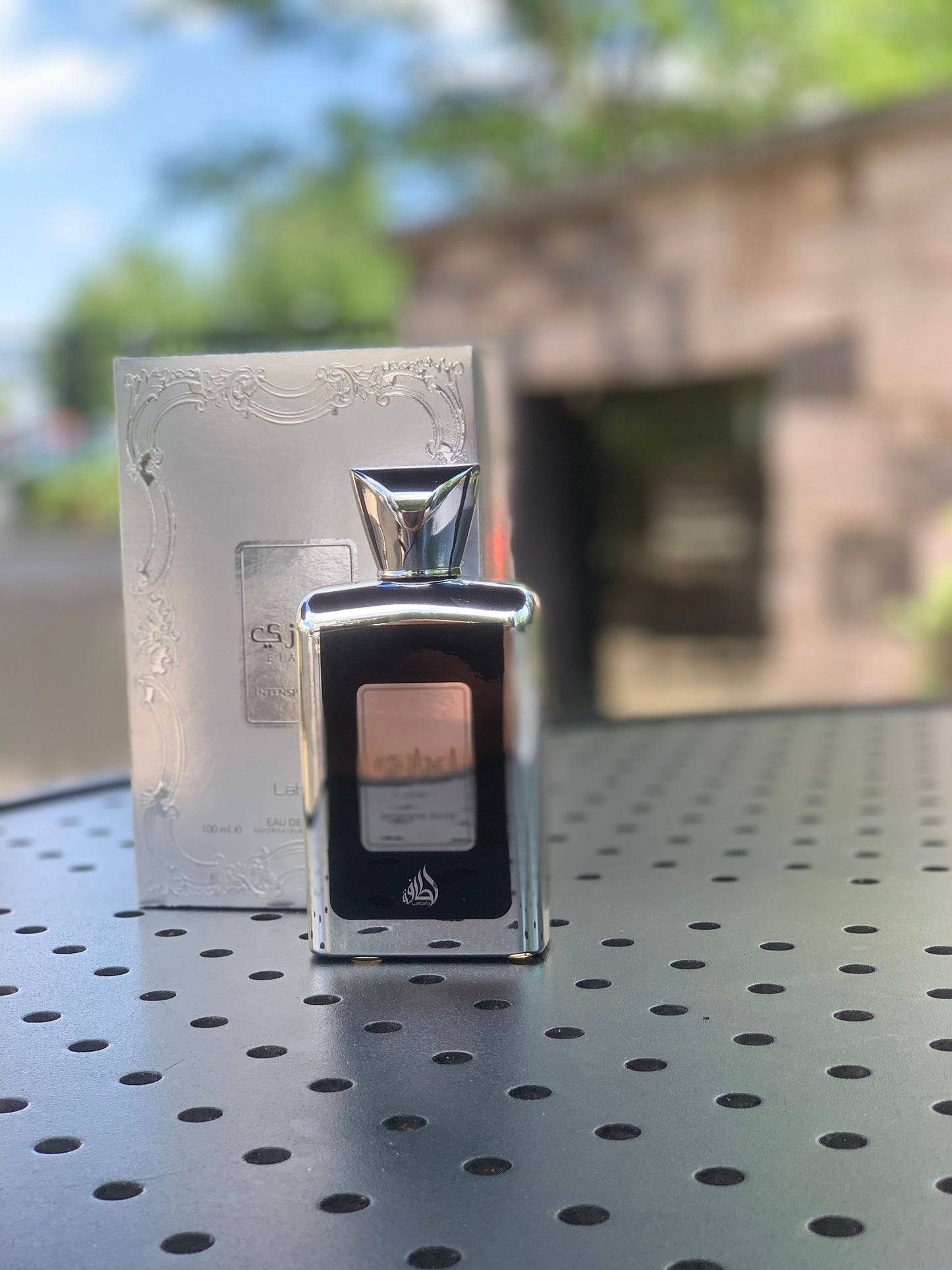 Ejaazi Intensive Silver Eau De Parfum By Lattafa 100 ml 3.4 oz (Inspired by Yves Saint Laurent La Nuit De L'Homme Bleu Electrique)