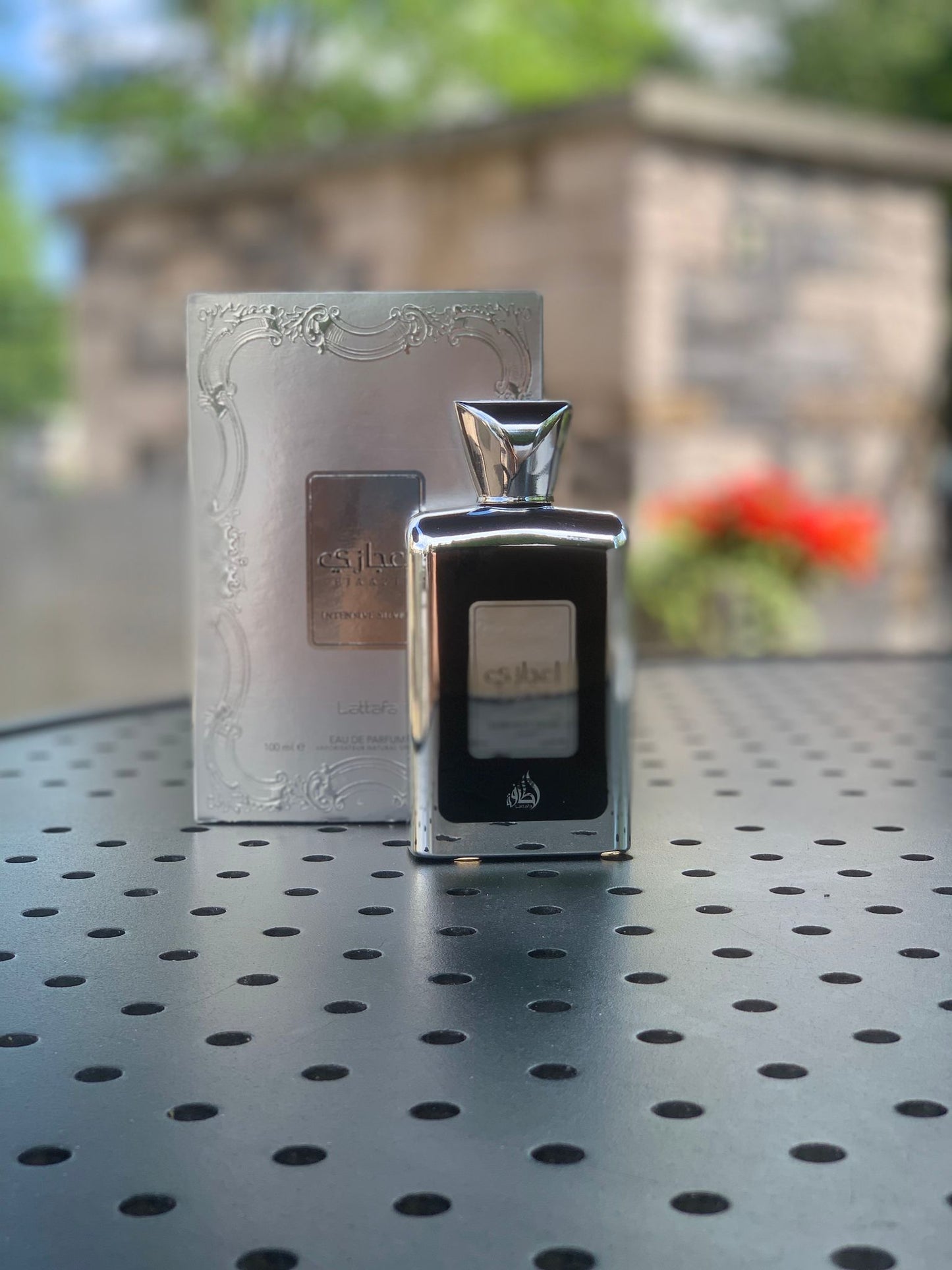 Ejaazi Intensive Silver Eau De Parfum By Lattafa 100 ml 3.4 oz (Inspired by Yves Saint Laurent La Nuit De L'Homme Bleu Electrique)