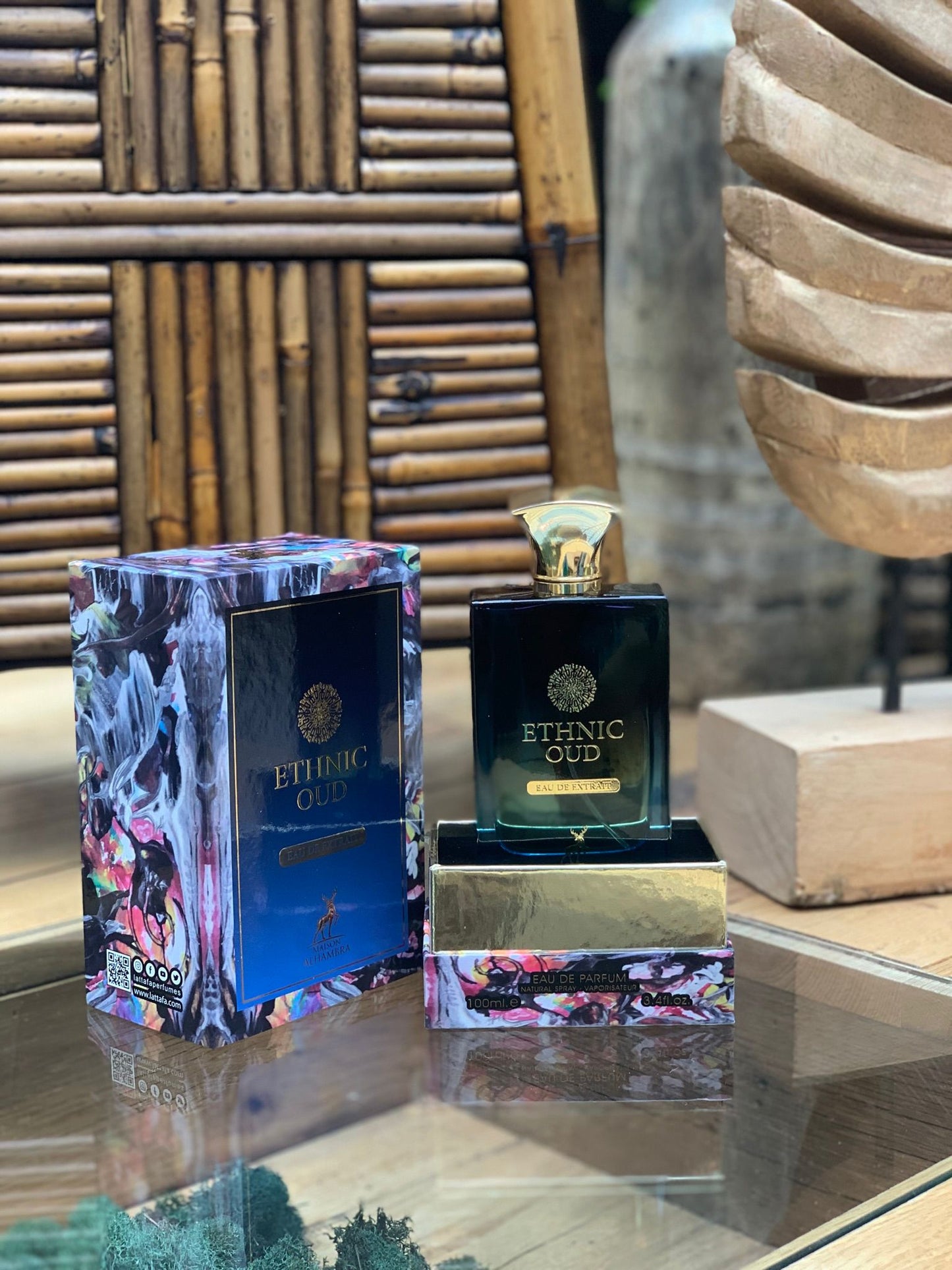 Ethnic Oud By Maison Alhambra 100 ml 3.4 oz Eau De Extrait (Inspired by Interlude Amouage)