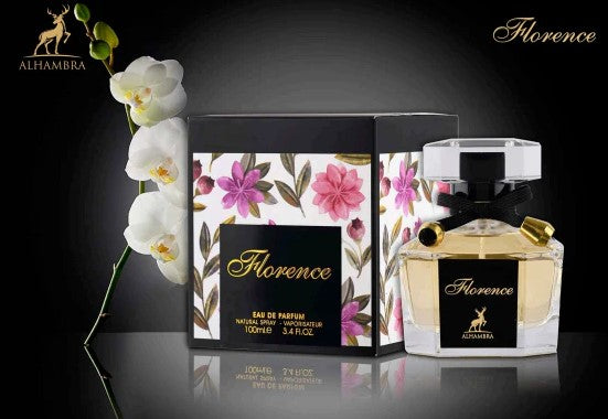 Florenza Eau De Parfum by Maison Alhambra 100 ml 3.4 oz (Inspired By Flora By Gucci EDP)