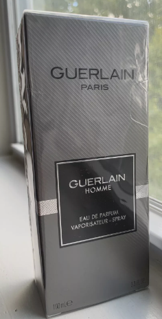Guerlain Homme Eau De Parfum 100 ml 3.3 oz Batch Code 8D01 / 2018 # OPEN BOX #