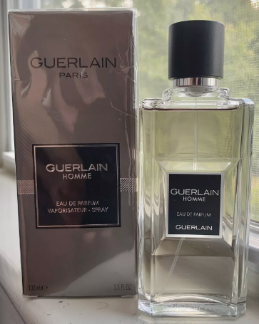 Guerlain Homme Eau De Parfum 100 ml 3.3 oz Batch Code 8D01 / 2018 # OPEN BOX #