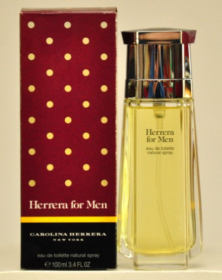 Herrera For Men By Carolina Herrera 100 ml 3.4 oz EDT + 30 ml After Shave (vintage)