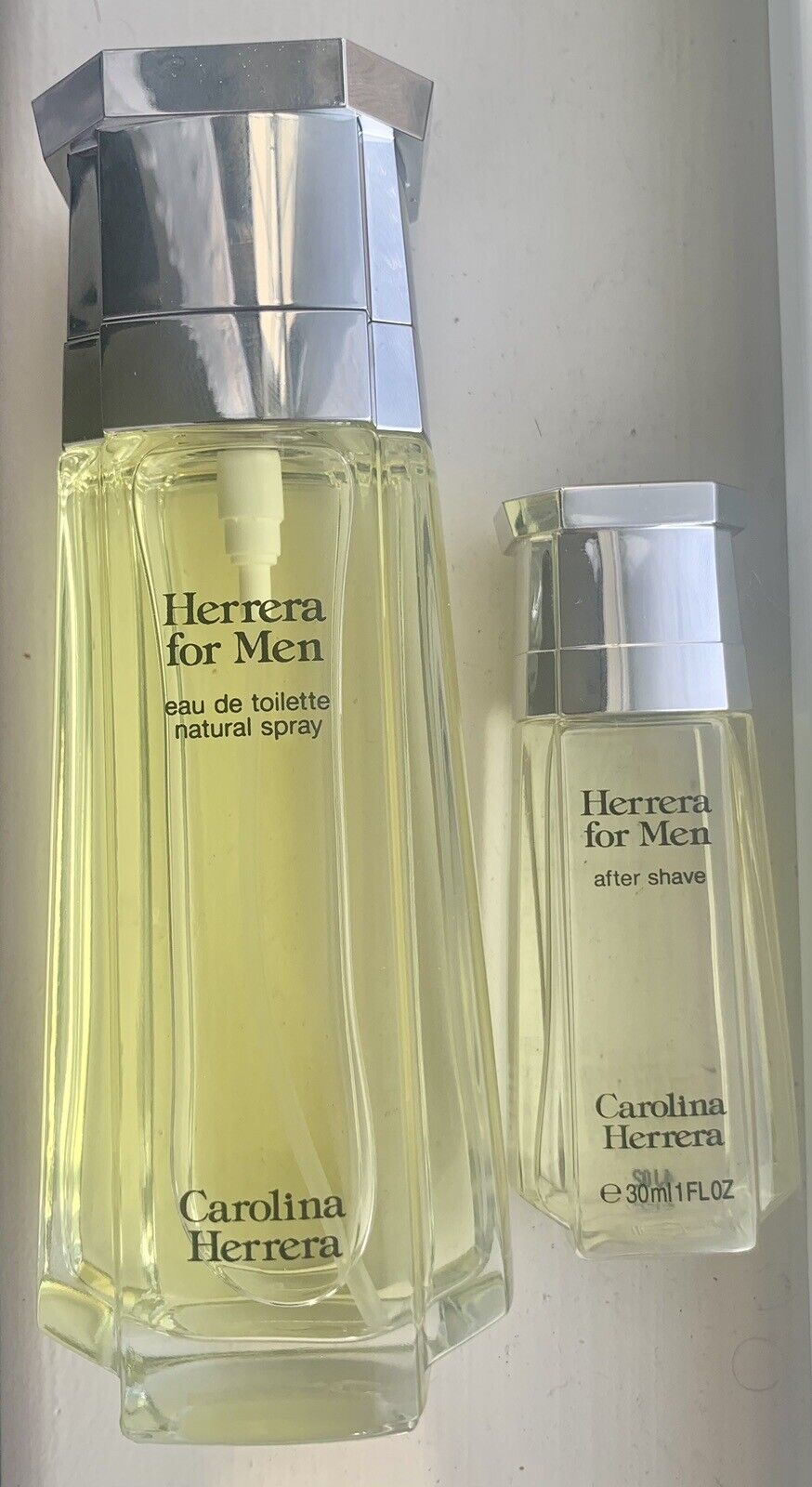 Herrera For Men By Carolina Herrera 100 ml 3.4 oz EDT + 30 ml After Shave (vintage)