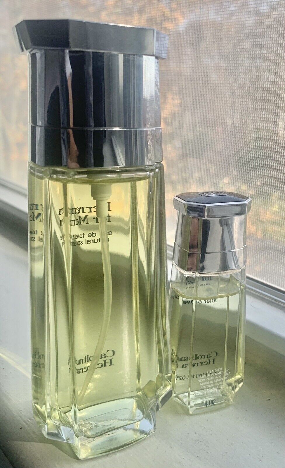 Herrera For Men By Carolina Herrera 100 ml 3.4 oz EDT + 30 ml After Shave (vintage)