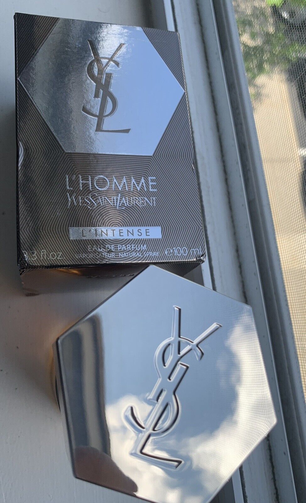 L'HOMME L'INTENSE by Yves Saint Laurent Eau De Parfum 100 ml 3.3oz * VINTAGE * 2016 38N100