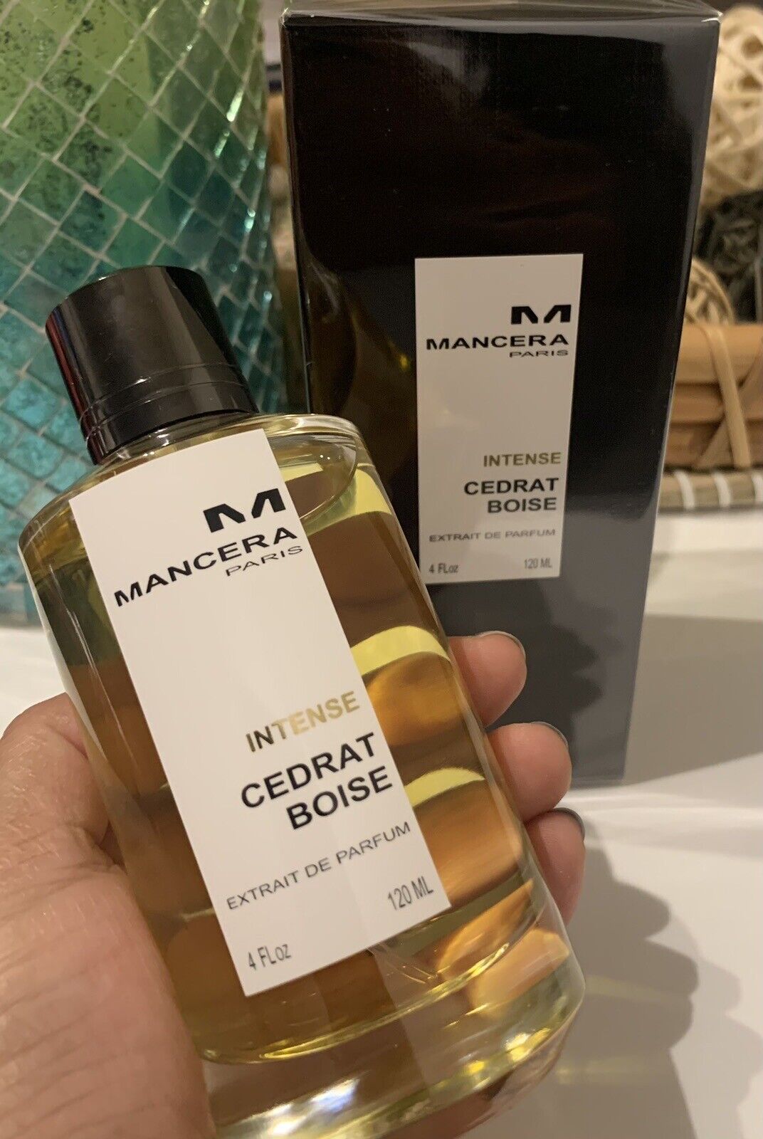 Mancera Intense Cedrat Boise Extrait De Parfum Spray - 4 oz 120 ml #OPEN BOX ### BATCH CODE 22K346D ## 2009 ##