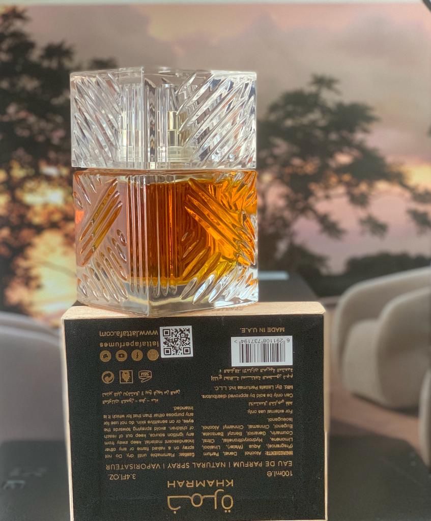 Khamrah By Lattafa Eau De Parfum 100 ml 3.4 oz Niche (Inspired by Angels Share Kilian)