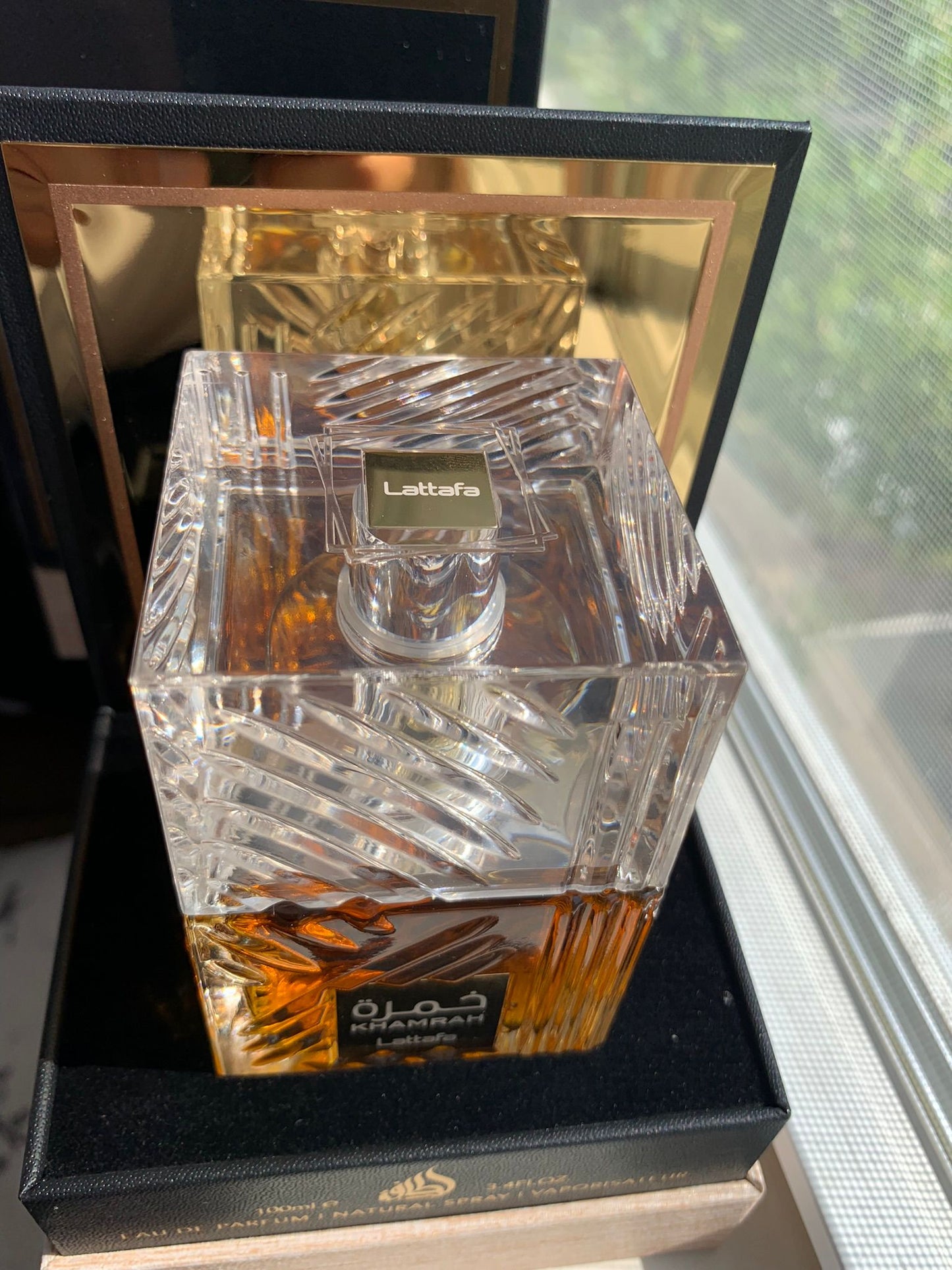 Khamrah By Lattafa Eau De Parfum 100 ml 3.4 oz Niche (Inspired by Angels Share Kilian)