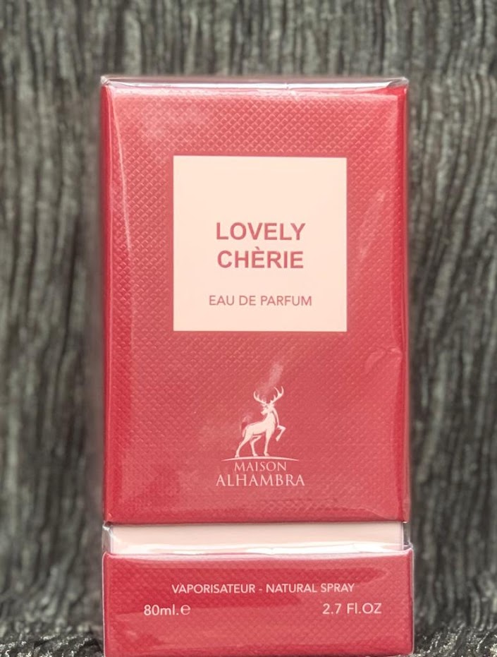 Lovely Cherie Eau De Parfum by Maison Alhambra 2.7 oz 80 ml (Inspired by Tom Ford Lost Cherry)