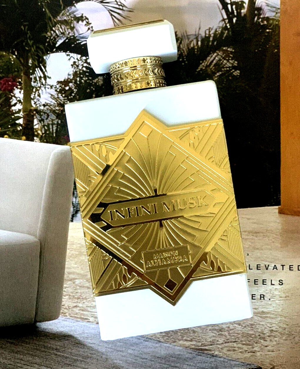 Infini Musk By Maison Alhambra 100 ml 3.4 oz Eau De Parfum (Inspired by Musk Therapy Initio)