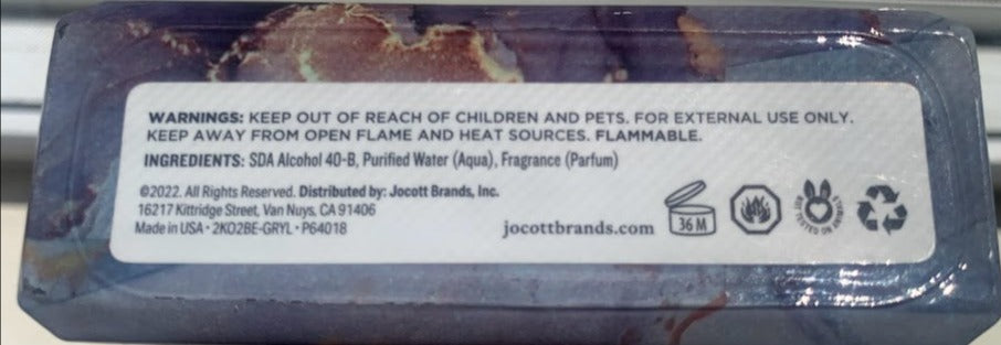 Nero Portola Collection By Jocott Brands Eau de Cologne Pour Homme 100 ml 3.4 oz