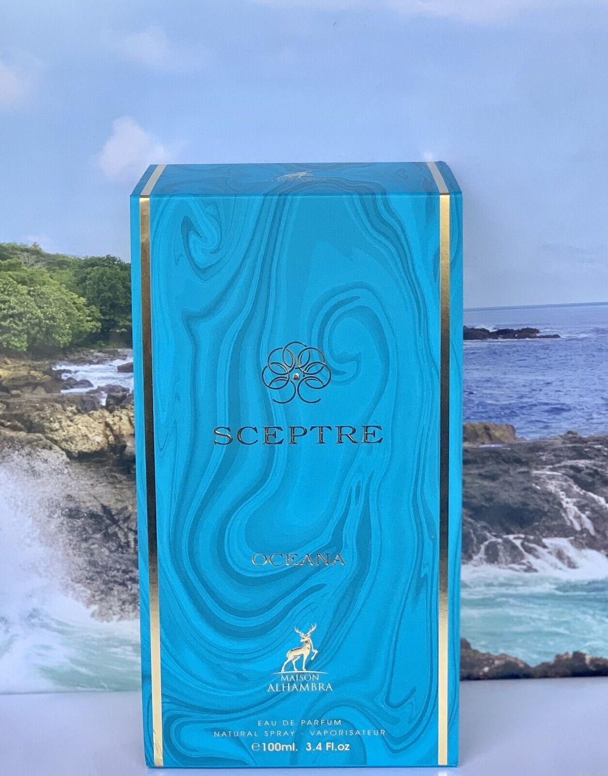 Sceptre Oceana (Inspired by Bvlgari - Le Gemme Orom) Eau De Parfum By Maison Alhambra 100 ml 3.4 oz
