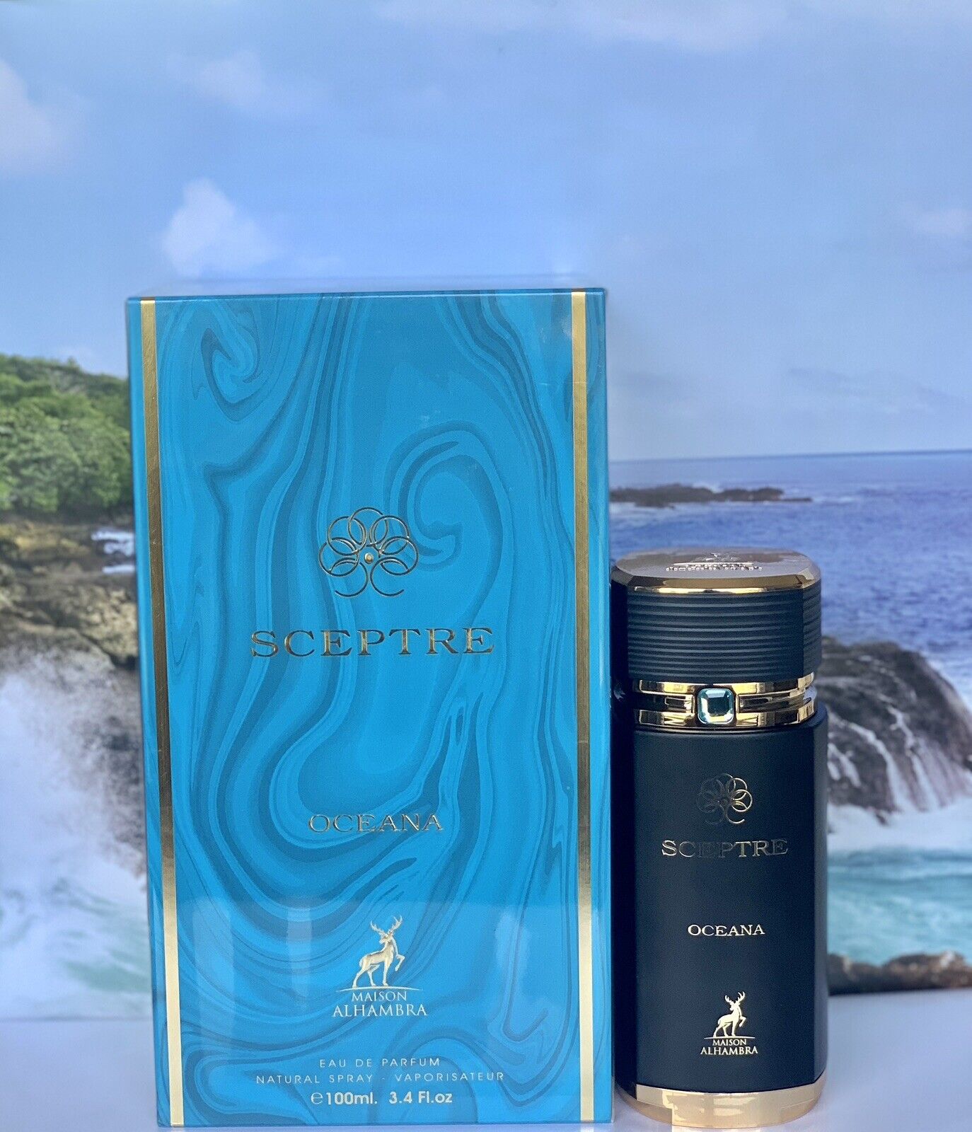 Sceptre Oceana (Inspired by Bvlgari - Le Gemme Orom) Eau De Parfum By Maison Alhambra 100 ml 3.4 oz