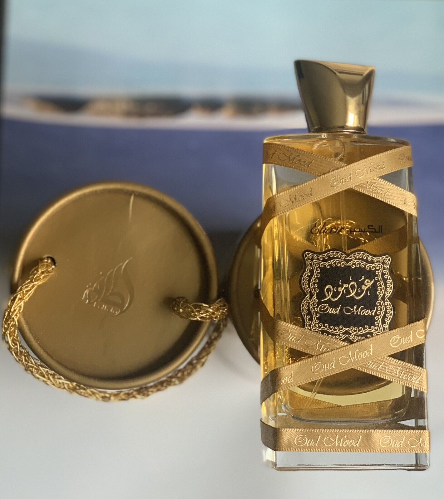 Oud Mood Elixir Eau De Parfum By Lattafa 100 ml 3.4 oz