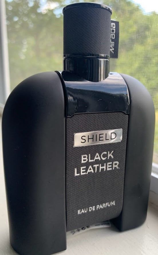 Mirada Shield Black Leather Eau De Parfum 3.4 oz 100 ml