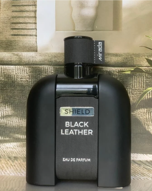 Mirada Shield Black Leather Eau De Parfum 3.4 oz 100 ml