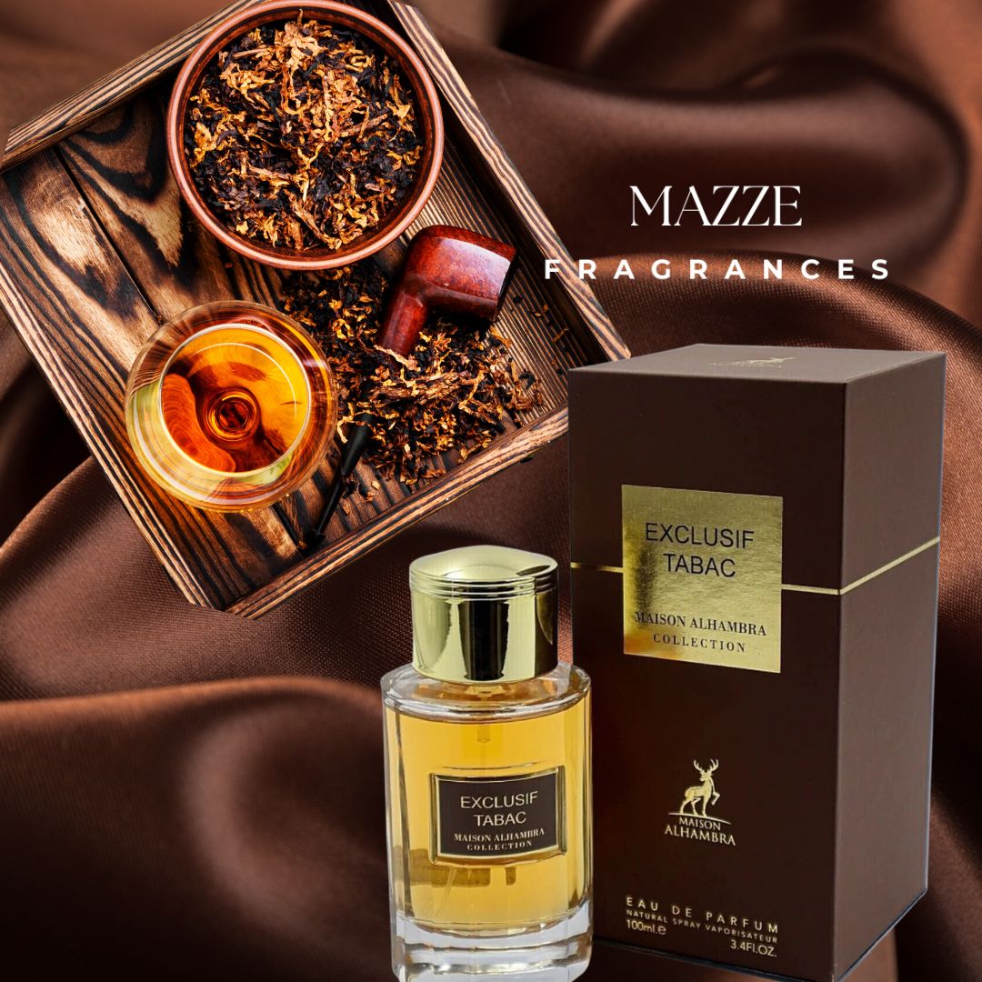 alhambra tobacco Exclusif Tabac Eau De Parfum By Maison Alhambra 100 ml 3.4 oz (Inspire – Mazze Fragrances alhambra tobacco Exclusif Tabac Eau De Parfum By Maison Alhambra 100 ml 3.4 oz (Inspire – Mazze Fragrances