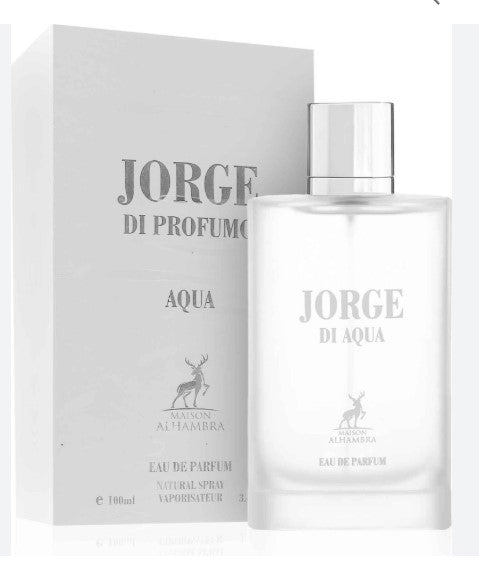 Jorge Di Profumo Aqua By Maison Alhambra 100 ml 3.4 oz Eau De Parfum (Inspired By ADG)