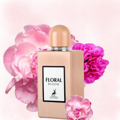 Floral Bloom Eau De Parfum by Maison Alhambra 100 ml 3.4 oz (Inspired By Gucci Bloom)