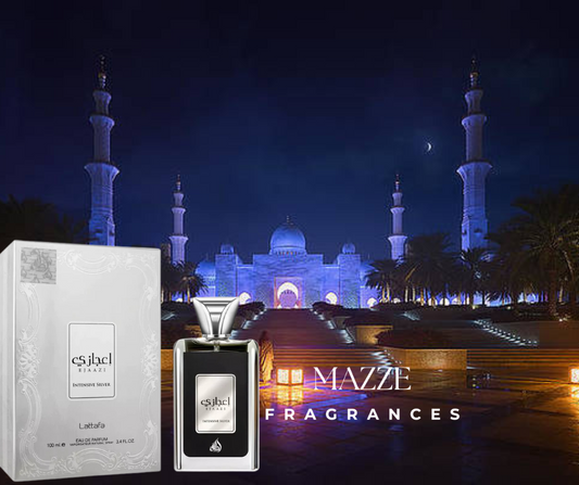 Ejaazi Intensive Silver Eau De Parfum By Lattafa 100 ml 3.4 oz (Inspired by Yves Saint Laurent La Nuit De L'Homme Bleu Electrique)