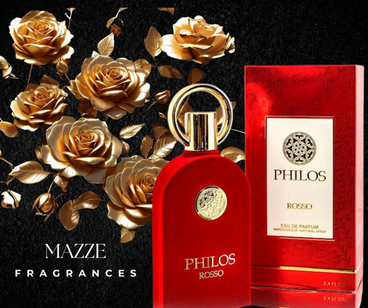 Philos Rosso Eau De Parfum By Maison Alhambra 100 ml 3.4 oz (Inspired by Baccarat Rouge 540)