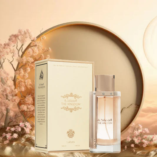 The Kingdom Eau De Parfum By Lattafa 100 ml 3.4 oz (Inspired By The Wedding Silk Santal | 36 Kayali Fragrances)